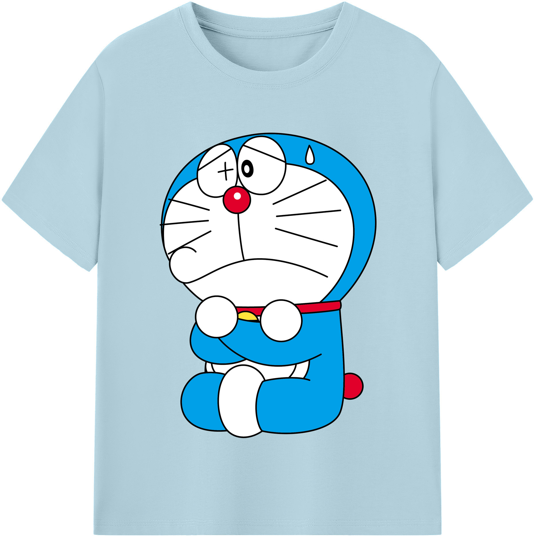 （画像用） ドラえもん Doraemon 綿100％半袖Tシャツ（フロントプリント）